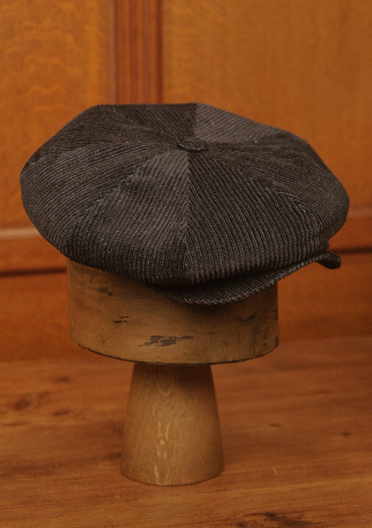 Stanton Baker Boy - (Wide-Width) Chunky Dark Denim Corduroy