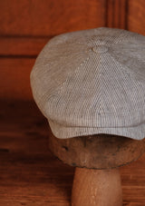 Gower Baker Boy - (Mid-Width) Denim Stripe