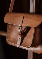 Saddle Leather Satchel - Tan