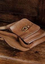 Saddle Leather Satchel - Tan