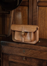 Saddle Leather Satchel - Tan