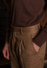 The Coleman Suit - Toasted Grain Herringbone