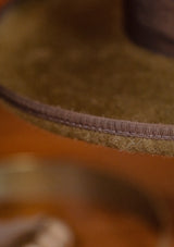 Lawson Open Crown Fedora - Tobacco