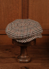 Torrington Baker Boy - (Mid Width) Camel Houndstooth Harris Tweed