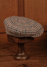 Torrington Baker Boy - (Mid Width) Camel Houndstooth Harris Tweed