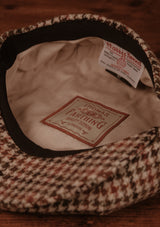 Torrington Baker Boy - (Mid Width) Camel Houndstooth Harris Tweed