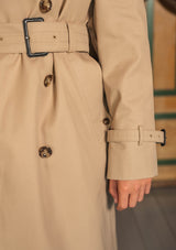 The Bogart Trench Coat - Stone