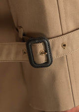 The Bogart Trench Coat - Stone
