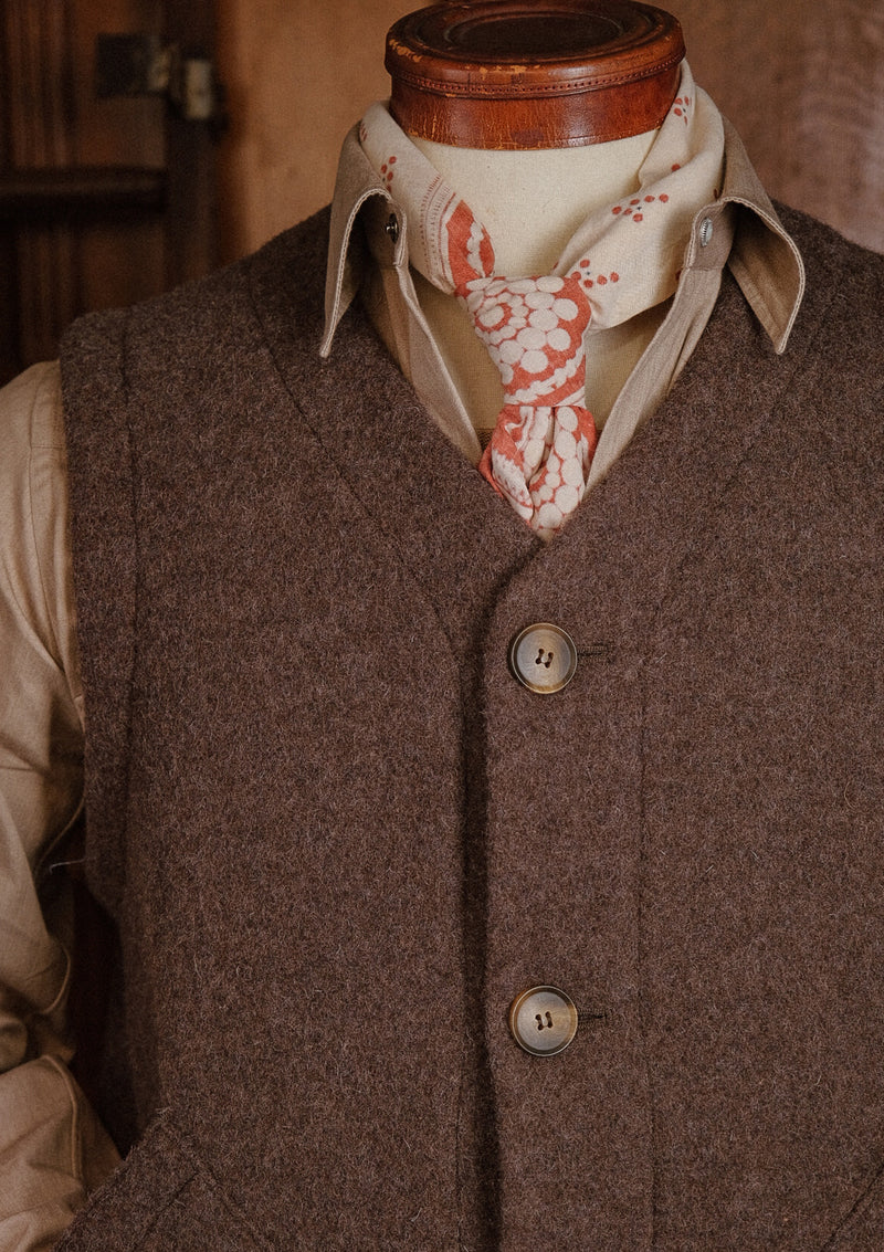 Ellison Pure Wool Waistcoat - Hazel – Thomas Farthing London