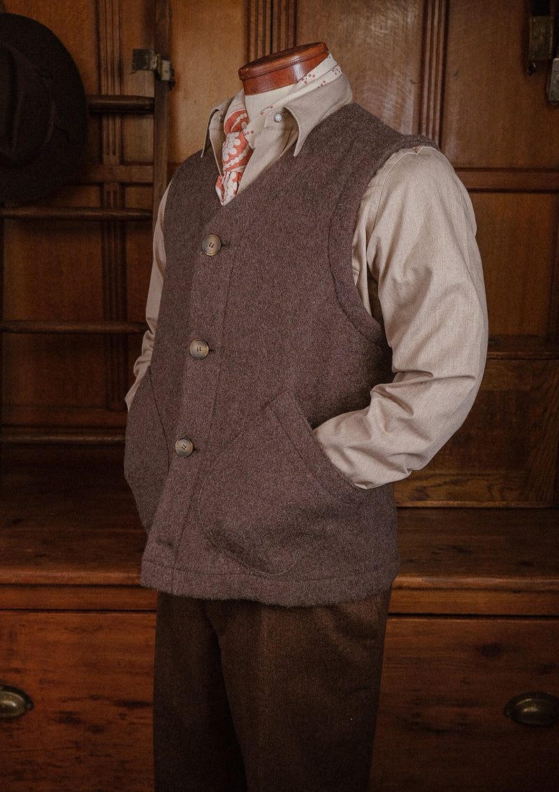 Ellison Pure Wool Waistcoat - Hazel – Thomas Farthing London