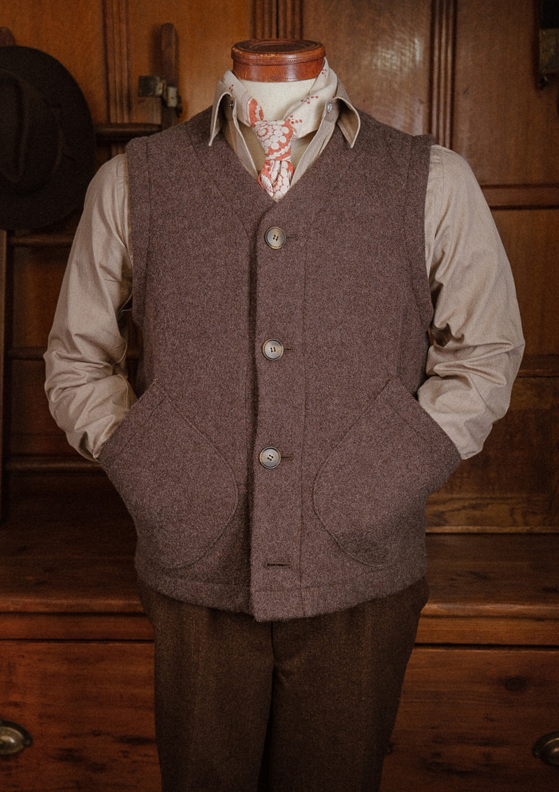 Ellison Pure Wool Waistcoat - Hazel – Thomas Farthing London