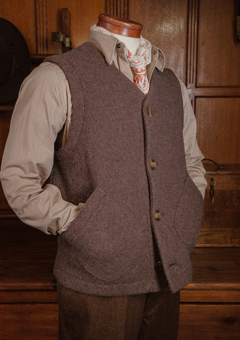 Ellison Pure Wool Waistcoat - Hazel – Thomas Farthing London