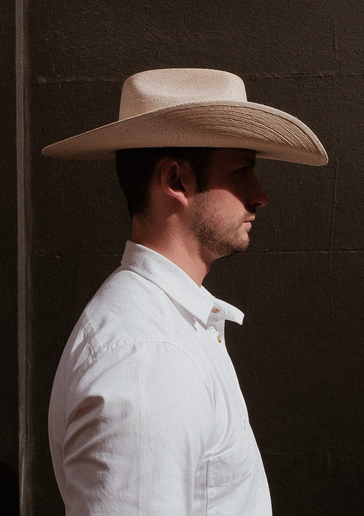 Wide Brim Western Straw Hat
