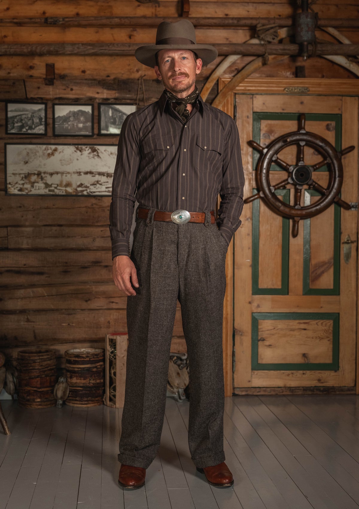 Western Spearpoint Japanese Cotton Shirt - Landry Trail