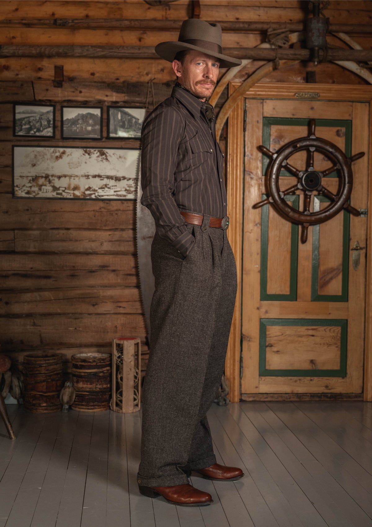 Western Spearpoint Japanese Cotton Shirt - Landry Trail