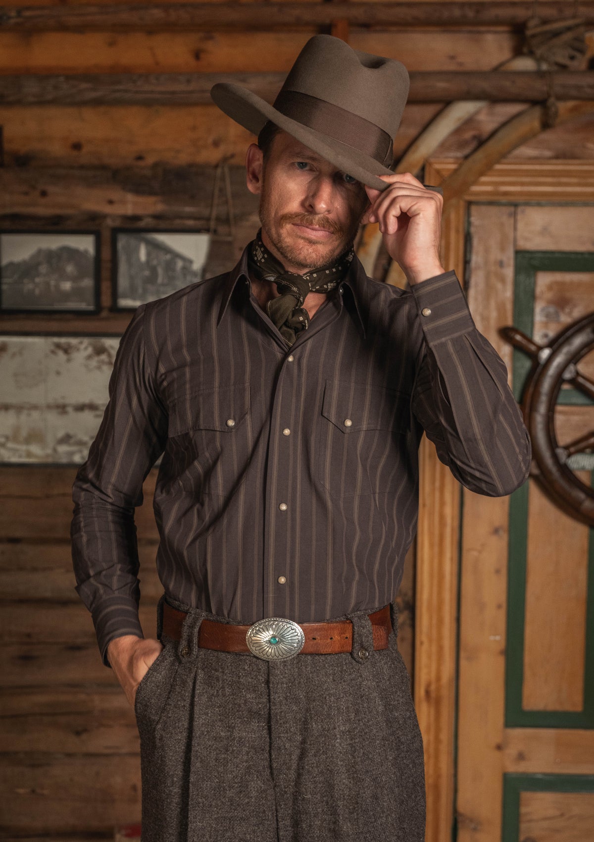 Western Spearpoint Japanese Cotton Shirt - Landry Trail