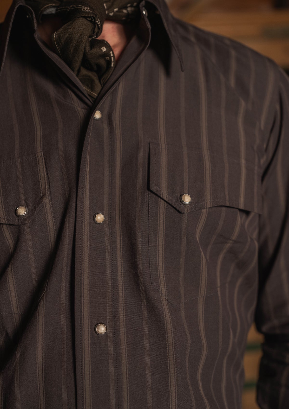 Western Spearpoint Japanese Cotton Shirt - Landry Trail
