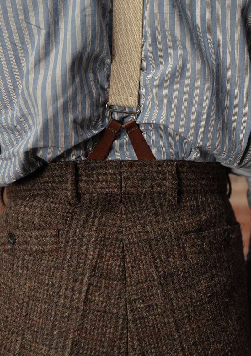 Woodrow Harris Tweed Clark Trousers - Dark Prince Of Wales