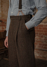 Woodrow Harris Tweed Clark Trousers - Dark Prince Of Wales