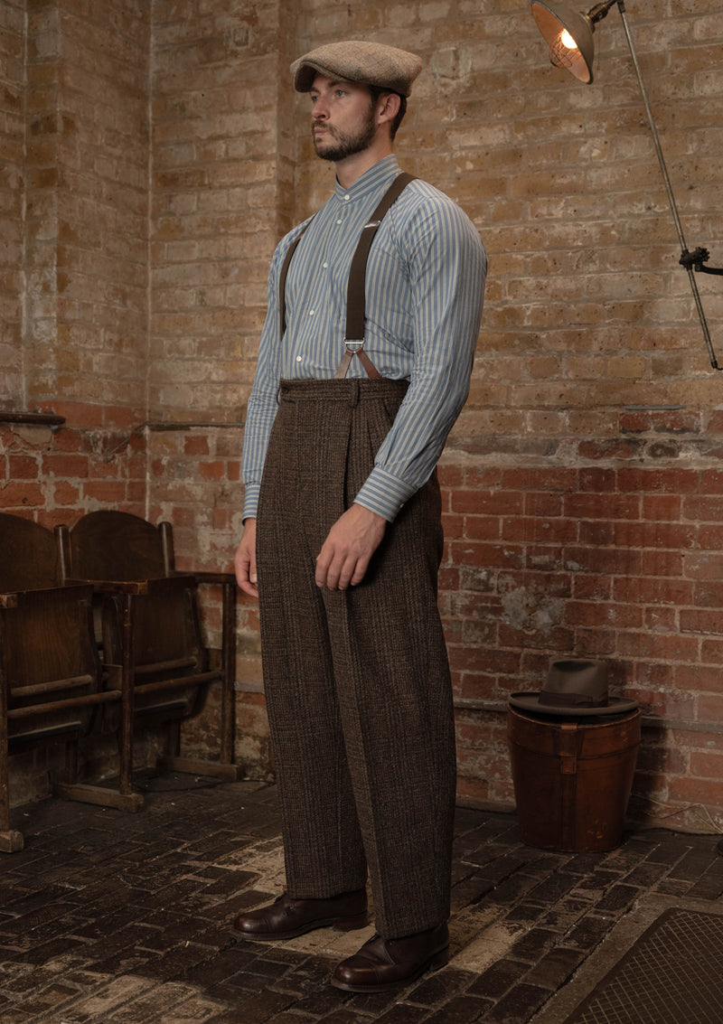 Woodrow Harris Tweed Clark Trousers - Dark Prince Of Wales