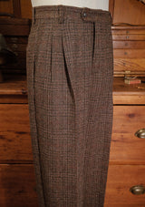 Woodrow Harris Tweed Clark Trousers - Dark Prince Of Wales