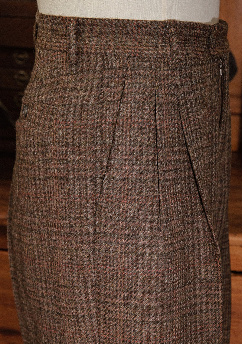 Woodrow Harris Tweed Clark Trousers - Dark Prince Of Wales