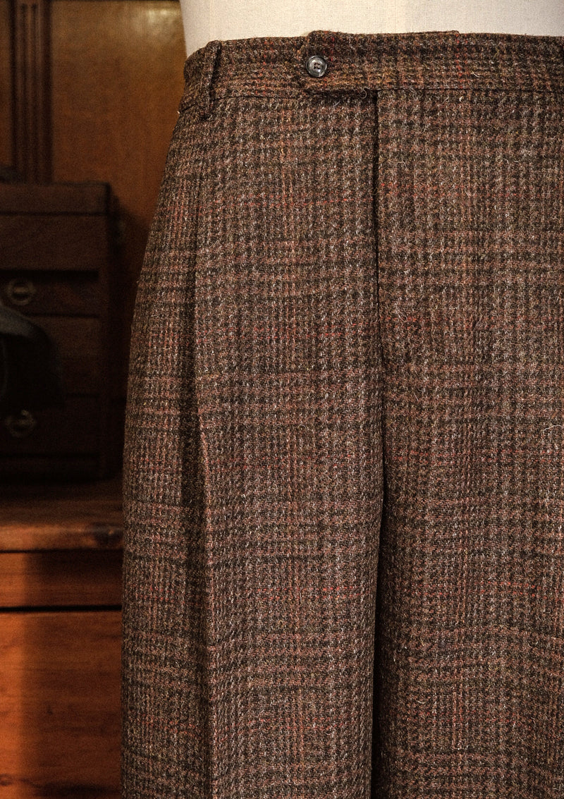 Woodrow Harris Tweed Clark Trousers - Dark Prince Of Wales