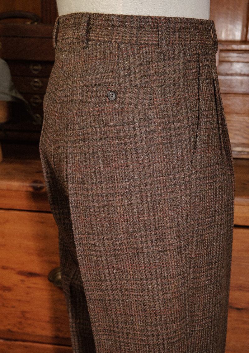 Woodrow Harris Tweed Clark Trousers - Dark Prince Of Wales