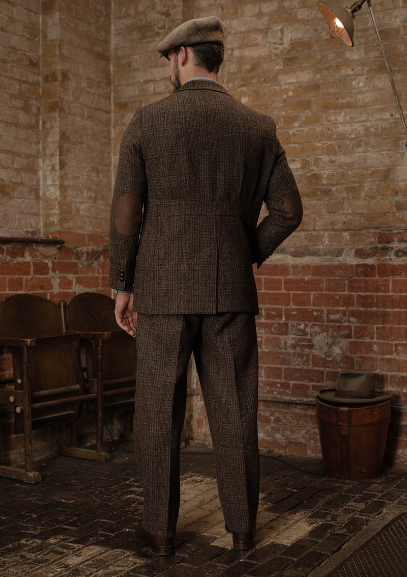 Woodrow Harris Tweed Jacket - Dark Prince Of Wales Check