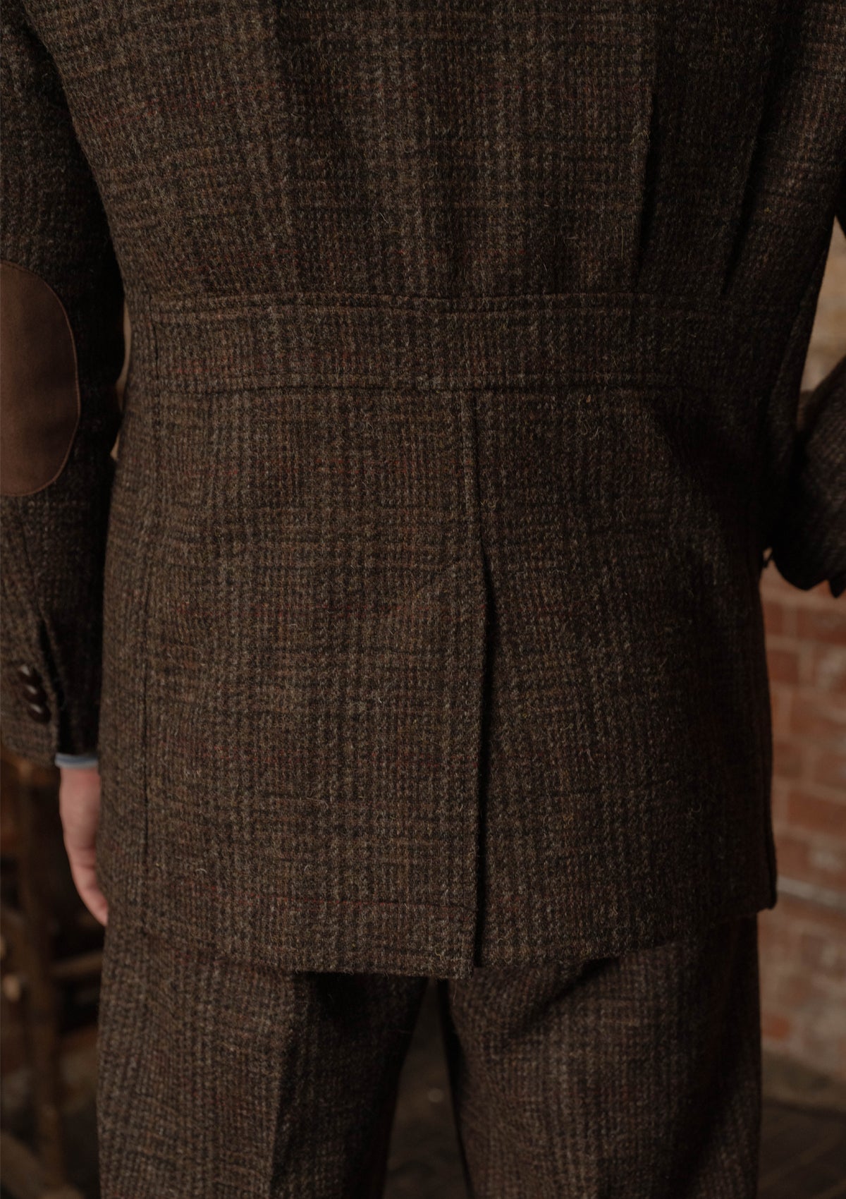 Woodrow Harris Tweed Jacket - Dark Prince Of Wales Check