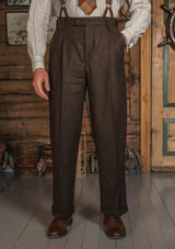 The Woodrow Suit - Burnt Saddle Herringbone