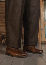The Woodrow Suit - Burnt Saddle Herringbone