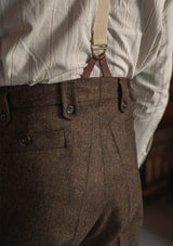 The Woodrow Suit - Burnt Saddle Herringbone