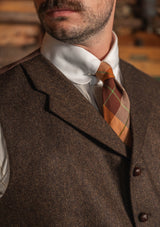 The Woodrow Suit - Burnt Saddle Herringbone