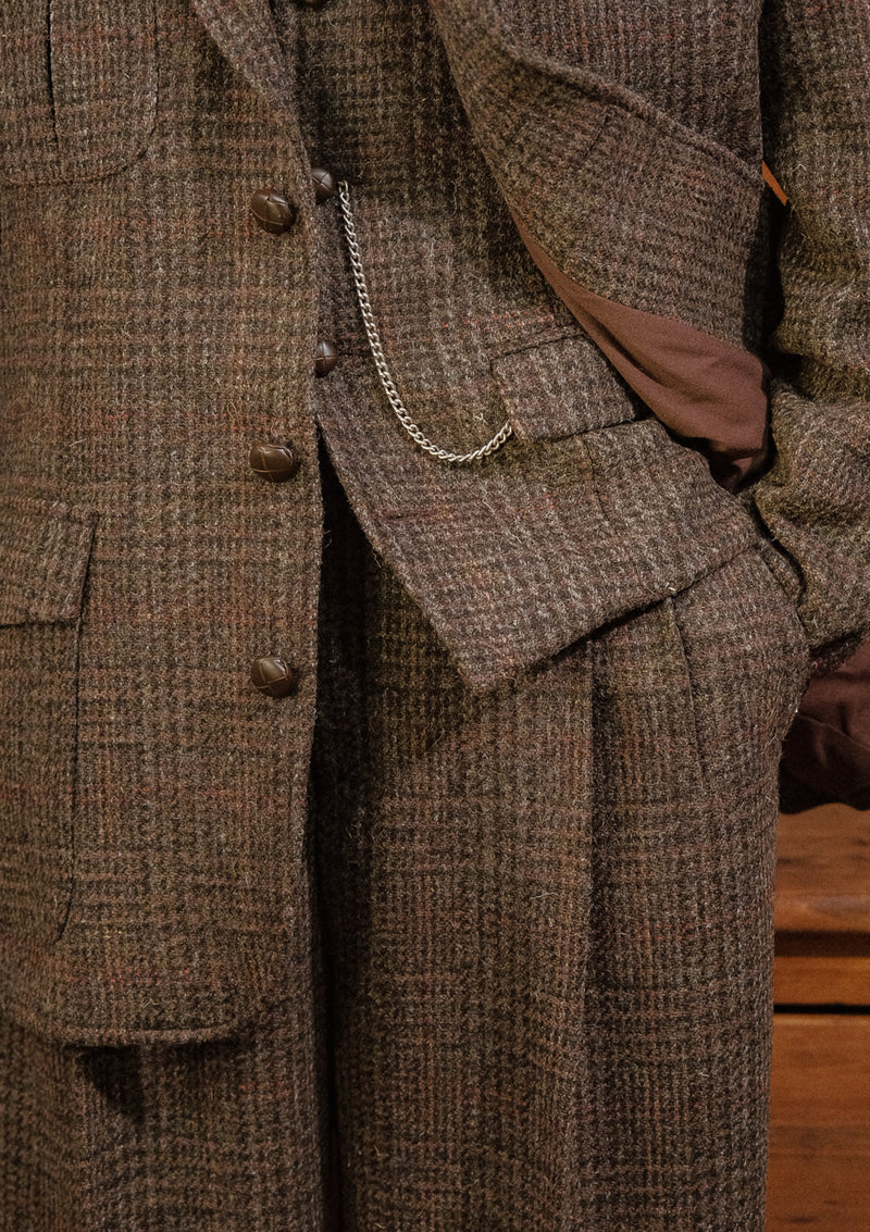 Woodrow Harris Tweed Waistcoat - Dark Prince Of Wales