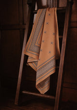 'Canyon Gold' 100% Cotton Selvedge Bandana - #8