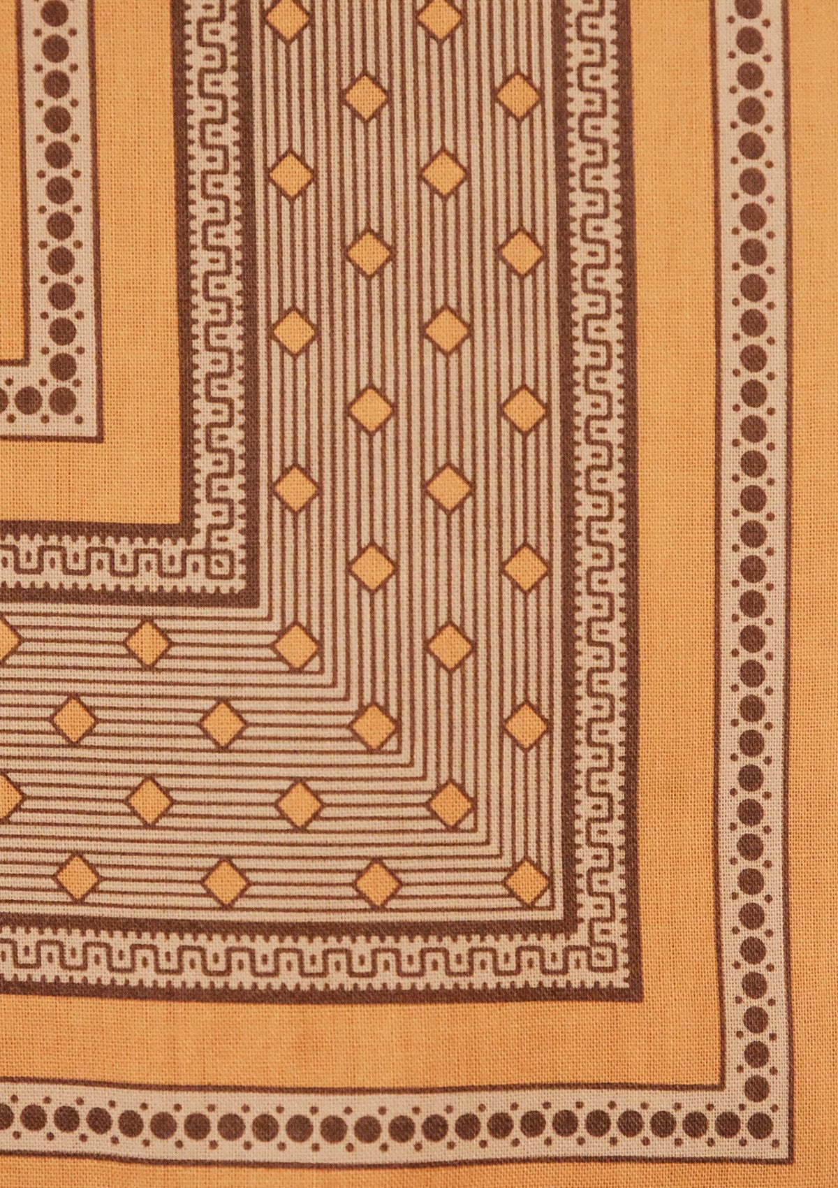 'Canyon Gold' 100% Cotton Selvedge Bandana - #8