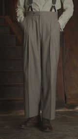 Rivera Clark Trouser (Without Belt Loops) - Dove Stone Grey