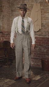 Munro Clark Trouser - Grey Prince of Wales