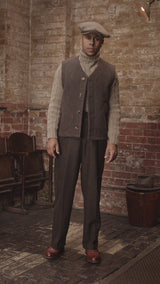 Pure Wool Vest - Hazel