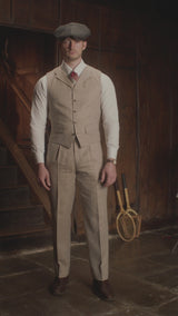 Brockman Waistcoat - Oatfield Herringbone