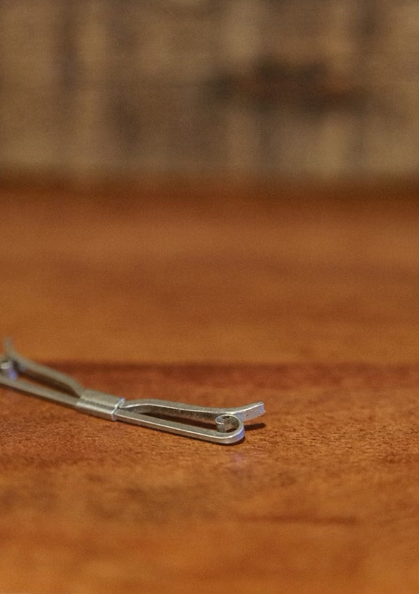 Original 1920's Silver Collar Bar - Unique Detail