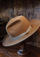 Barstow Wide Brim Fedora - Sand