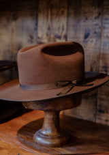 Burbank Rancher Hat - Open Crown - Brown