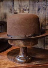 Burbank Rancher Hat - Open Crown - Brown