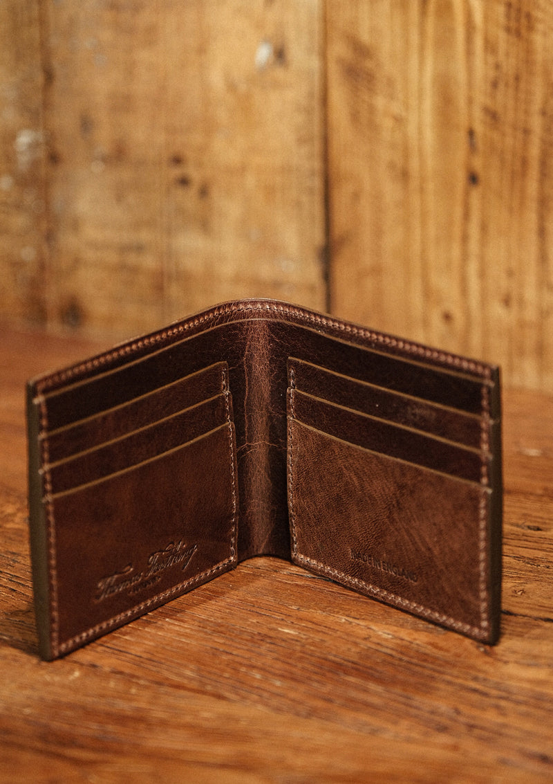 Saddle Leather Wallet - Dark Brown