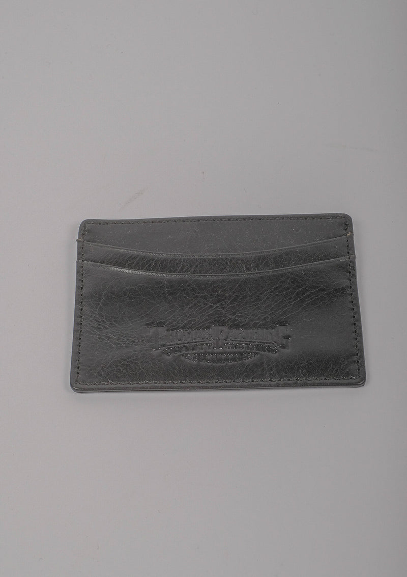 Card Wallet - Black Leather