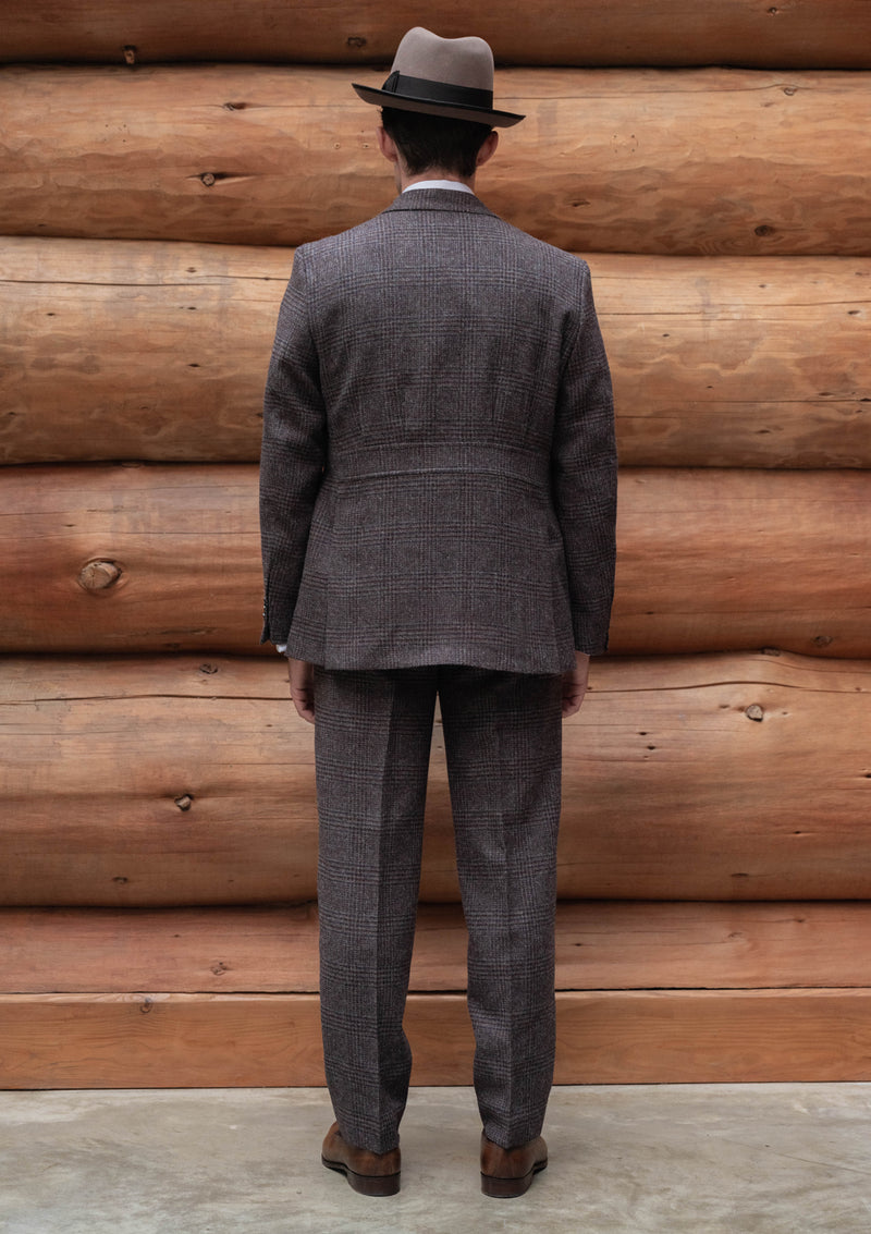 Brockman Classic Trousers  - Cobble Check Tweed