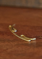 Original 1940's Gold Curved Collar Bar