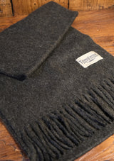 Merino Wool Scarf - Dark Moss